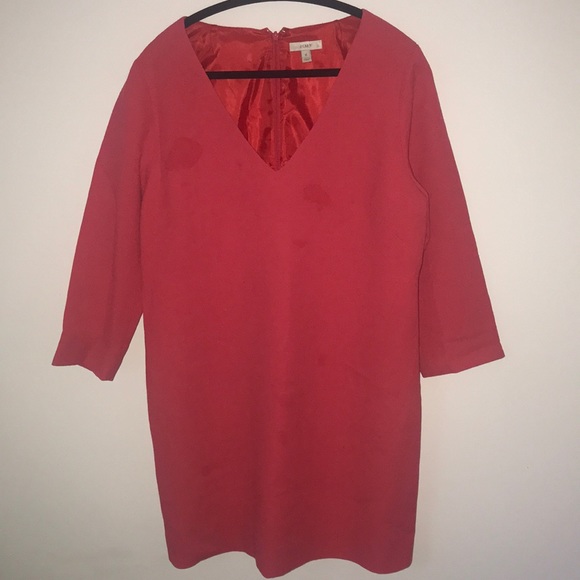 J Crew Guava Wool Crepe Dress - Picture 3 of 3